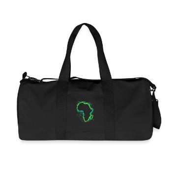 Africa - Recycled Canvas Sports Bag by Stanley/Stella - black - Front
