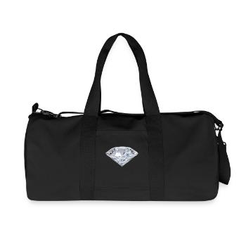 diamant - Sac de sport en toile recyclée Stanley/Stella - noir - Devant