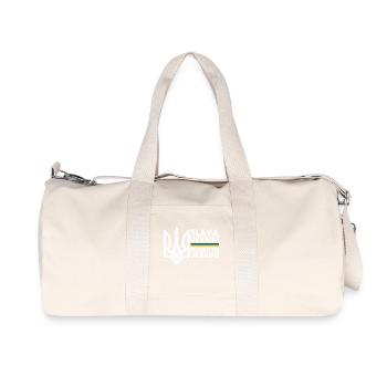 Slava ukraini - Recycled Canvas Sports Bag by Stanley/Stella - natural - Front