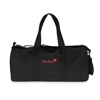 MA CHERIE. MON CHERI. CHERI. I LOVE YOU. MY LOVE. - Sac de sport en toile recyclée Stanley/Stella - noir - Devant