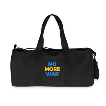 No more war - Recycled Canvas Sports Bag by Stanley/Stella - black - Front