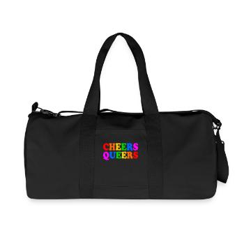 Cheers queers - Recycled Canvas Sports Bag by Stanley/Stella - black - Front