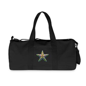 Starfish - Recycled Canvas Sports Bag by Stanley/Stella - black - Front