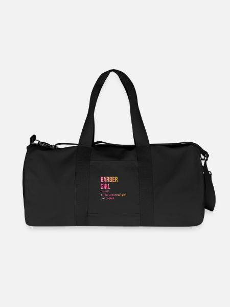 Barber Barber Barber - Recycelte Canvas-Sporttasche von Stanley/Stella - Schwarz