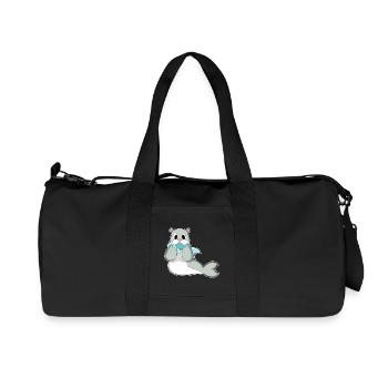 Seal Fish - Recycled Canvas Sports Bag by Stanley/Stella - black - Front
