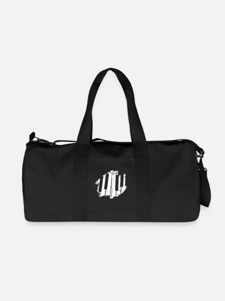 Pinsel für monochrome Klaviertasten - Recycelte Canvas-Sporttasche von Stanley/Stella - Schwarz