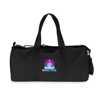 Yoga Mantra Patrouille Funny Yoga - Sac de sport en toile recyclée Stanley/Stella - noir - Devant