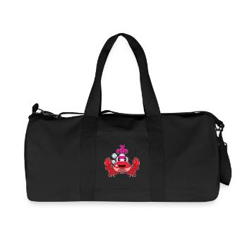 Krabbe Geburtstag Partyhut - Recycelte Canvas-Sporttasche von Stanley/Stella - Schwarz - Vorne