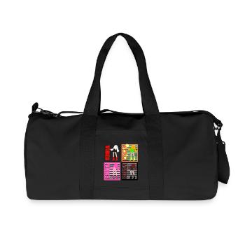 Energie féminine - Sac de sport en toile recyclée Stanley/Stella - noir - Devant