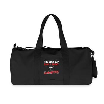 Gymnastik Training Fitness Gym - Recycelte Canvas-Sporttasche von Stanley/Stella - Schwarz - Vorne