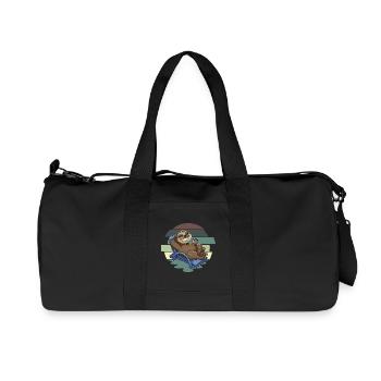 Sloth - Recycled Canvas Sports Bag by Stanley/Stella - black - Front