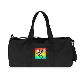 dragon - Recycled Canvas Sports Bag by Stanley/Stella - black - Front