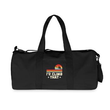 Baumpfleger Holzarbeiter Waldarbeiter Geschenk - Recycelte Canvas-Sporttasche von Stanley/Stella - Schwarz - Vorne