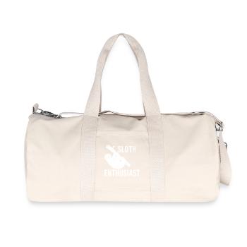 Zoo Gardien de zoo Gardien de zoo Vintage Zoo Wildlife - Sac de sport en toile recyclée Stanley/Stella - blanc naturel - Devant