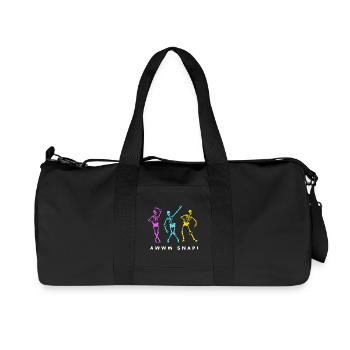 Arm Fracture Halloween Skeleton Bone Bone Fracture - Recycled Canvas Sports Bag by Stanley/Stella - black - Front