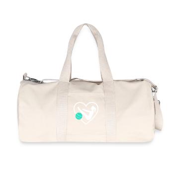 Pilates Heart Woman Silhouette Fitness Wellness - Sac de sport en toile recyclée Stanley/Stella - blanc naturel - Devant