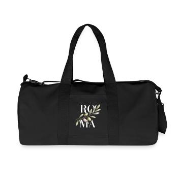 ROMA – Olive Branch - Recycled Canvas Sports Bag by Stanley/Stella - black - Front