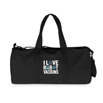 J’adore les aspirateurs robots aspirateurs robots - Sac de sport en toile recyclée Stanley/Stella - noir - Devant