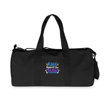 Funny Rage Against The Claw Machine Arcade Art - Recycled Canvas Sports Bag by Stanley/Stella - black - Front