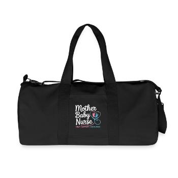 Emblème Mère-Bébé Infirmière - Sac de sport en toile recyclée Stanley/Stella - noir - Devant