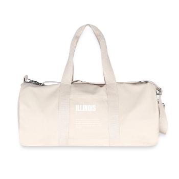 Illinois Style: Chicago Confident - Recycled Canvas Sports Bag by Stanley/Stella - natural - Front