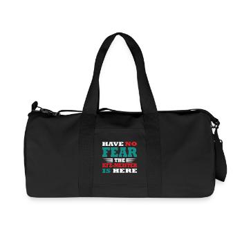 N’ayez crainte, KFZ-Meister est là Tenue - Sac de sport en toile recyclée Stanley/Stella - noir - Devant