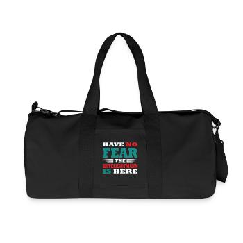 N’ayez crainte, l’Hotelkaufmann est là Tenue - Sac de sport en toile recyclée Stanley/Stella - noir - Devant