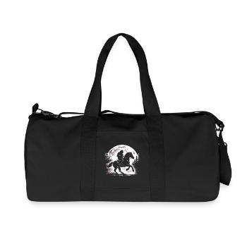 Bigfoot Équitation - Sac de sport en toile recyclée Stanley/Stella - noir - Devant