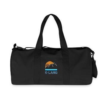 K-LANQ Calanques Marseille Outdoor Vintage - Recycled Canvas Sports Bag by Stanley/Stella - black - Front