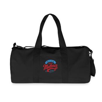 Malle 2026 Original 2026 Mallorca - Recycelte Canvas-Sporttasche von Stanley/Stella - Schwarz - Vorne