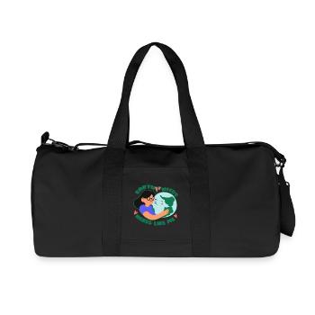 Écologie des écologues - Sac de sport en toile recyclée Stanley/Stella - noir - Devant