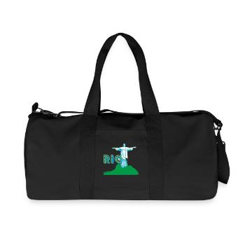 Love Rio - Recycled Canvas Sports Bag by Stanley/Stella - black - Front