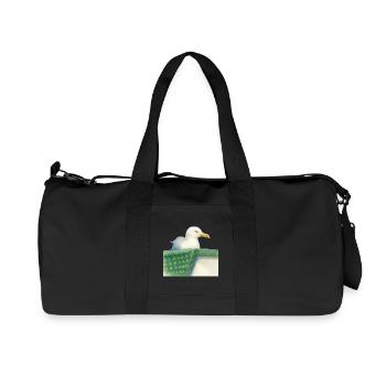 Mouette de la mer du Nord Oiseau Wadden. - Sac de sport en toile recyclée Stanley/Stella - noir - Devant