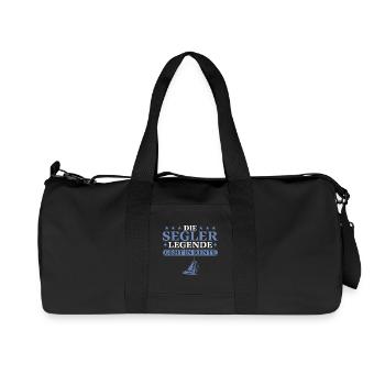 Ruhestand Segler Legende in Rente - Recycelte Canvas-Sporttasche von Stanley/Stella - Schwarz - Vorne