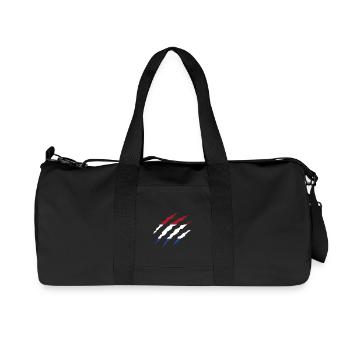 Claw Klaue Laender Netherlands png - Recycled Canvas Sports Bag by Stanley/Stella - black - Front