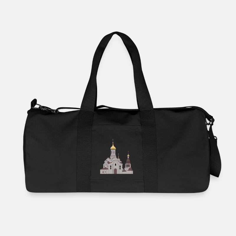 Orthodoxe Kirche - Recycelte Canvas-Sporttasche von Stanley/Stella - Schwarz