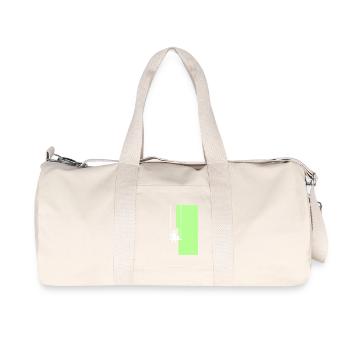 Der Maler - Recycelte Canvas-Sporttasche von Stanley/Stella - Naturweiß - Vorne