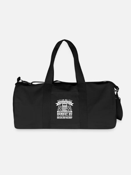 Normale Frau das machen Steuerfachangestellte - Recycelte Canvas-Sporttasche von Stanley/Stella - Schwarz