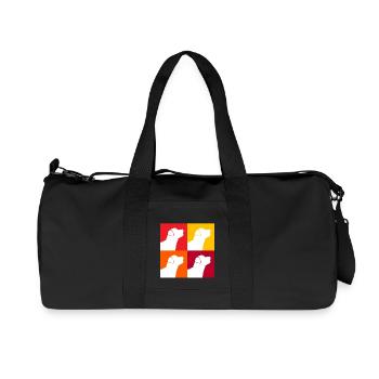 Labrador - Recycled Canvas Sports Bag by Stanley/Stella - black - Front