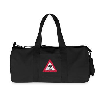 Attention Marksmen - Recycled Canvas Sports Bag by Stanley/Stella - black - Front