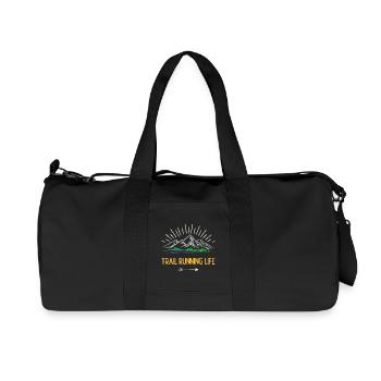 Trail Running Life - Recycled Canvas Sports Bag by Stanley/Stella - black - Front