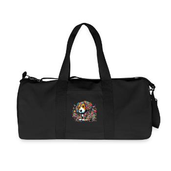 Dog - Recycled Canvas Sports Bag by Stanley/Stella - black - Front