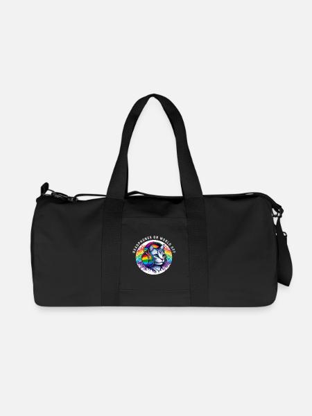 Gay Pride. Kopfhörer an Welt aus - Recycelte Canvas-Sporttasche von Stanley/Stella - Schwarz