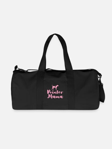 German Pointer Mom Pointer Mama - Recycled Canvas Sports Bag by Stanley/Stella - black