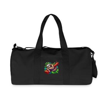 Paresse - Sac de sport en toile recyclée Stanley/Stella - noir - Devant