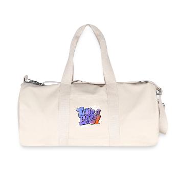 Take it Easy Les dictons anglais motivent les graffitis - Sac de sport en toile recyclée Stanley/Stella - blanc naturel - Devant