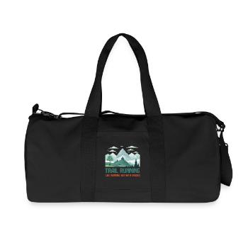 Course sur sentier - Sac de sport en toile recyclée Stanley/Stella - noir - Devant
