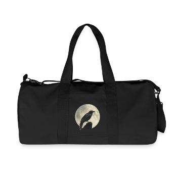 Rabe - Recycelte Canvas-Sporttasche von Stanley/Stella - Schwarz - Vorne