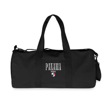 J’adore Panama, design minimaliste et élégant - Sac de sport en toile recyclée Stanley/Stella - noir - Devant
