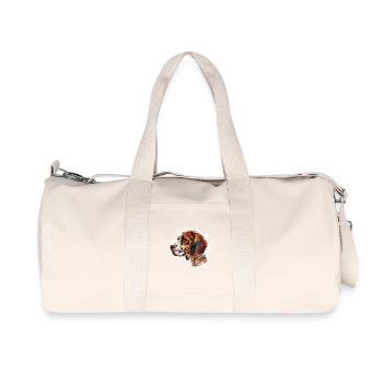 Beagle Color Explosion - Recycled Canvas Sports Bag by Stanley/Stella - natural - Front